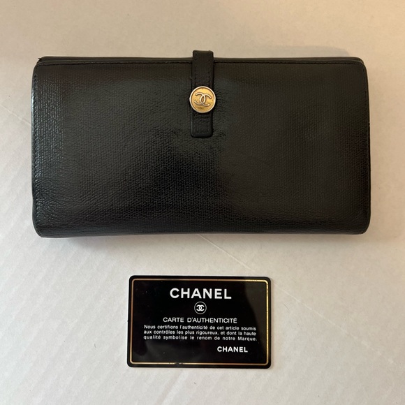 Chanel coco W Hook long wallet‎ - Picture 1 of 16